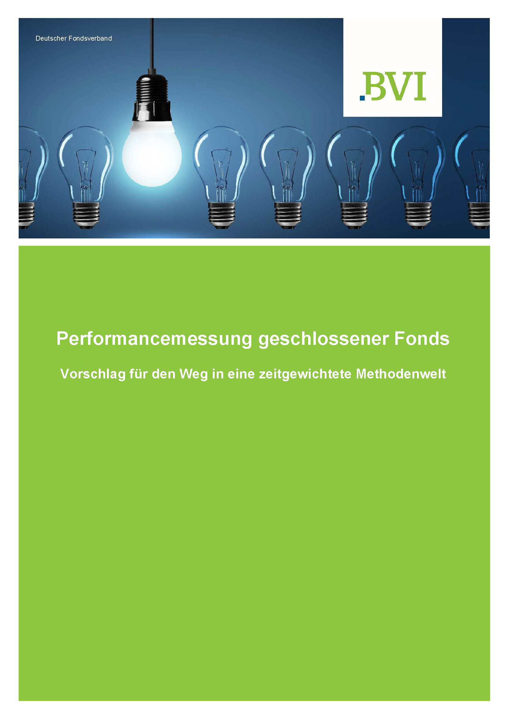 Performancemessung geschlossener Fonds