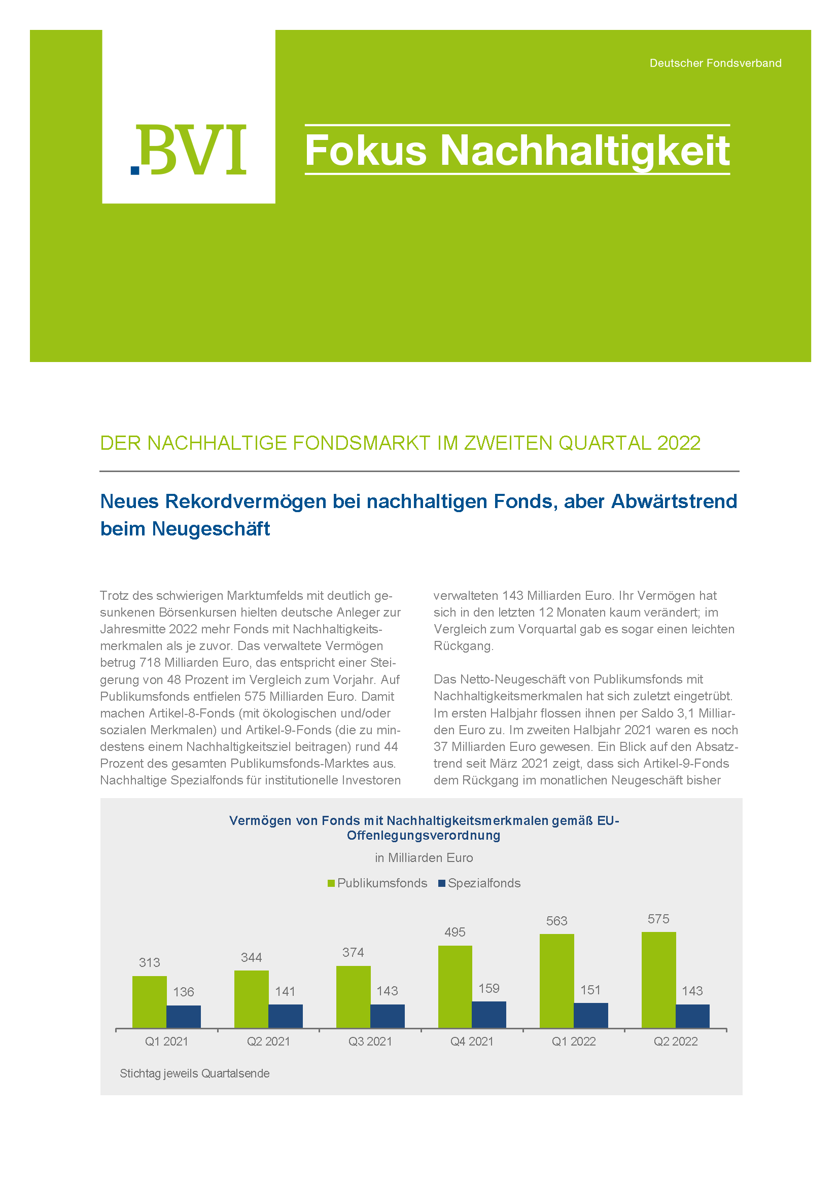 Fokus Nachhaltigkeit
